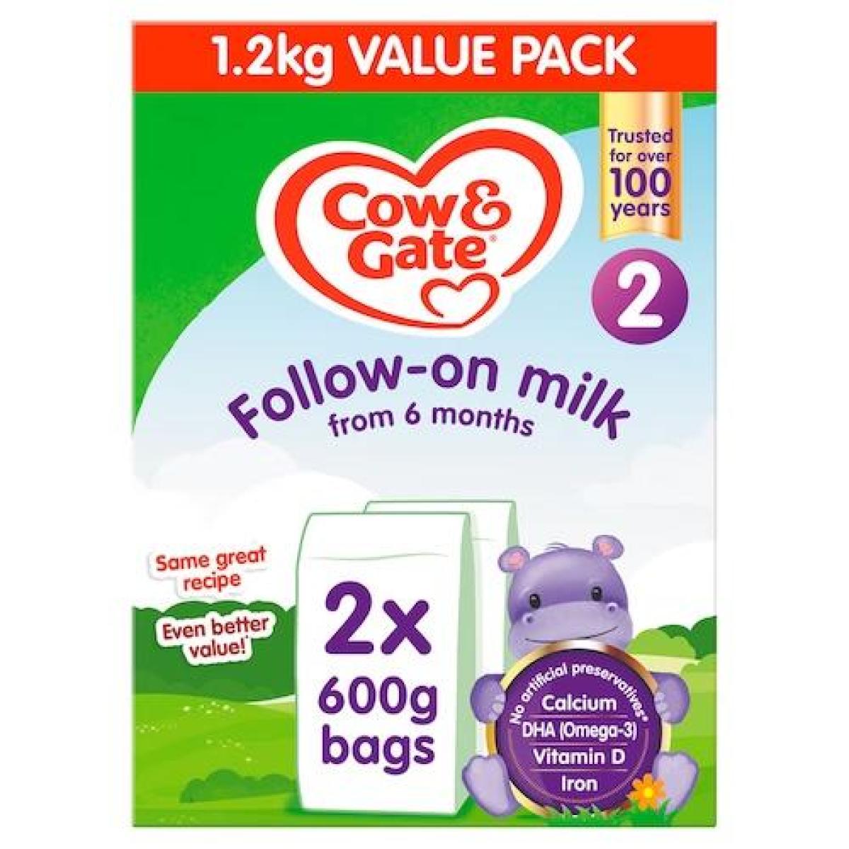2 Follow On Baby Milk Formula Powder 6-12 Months Big Pack