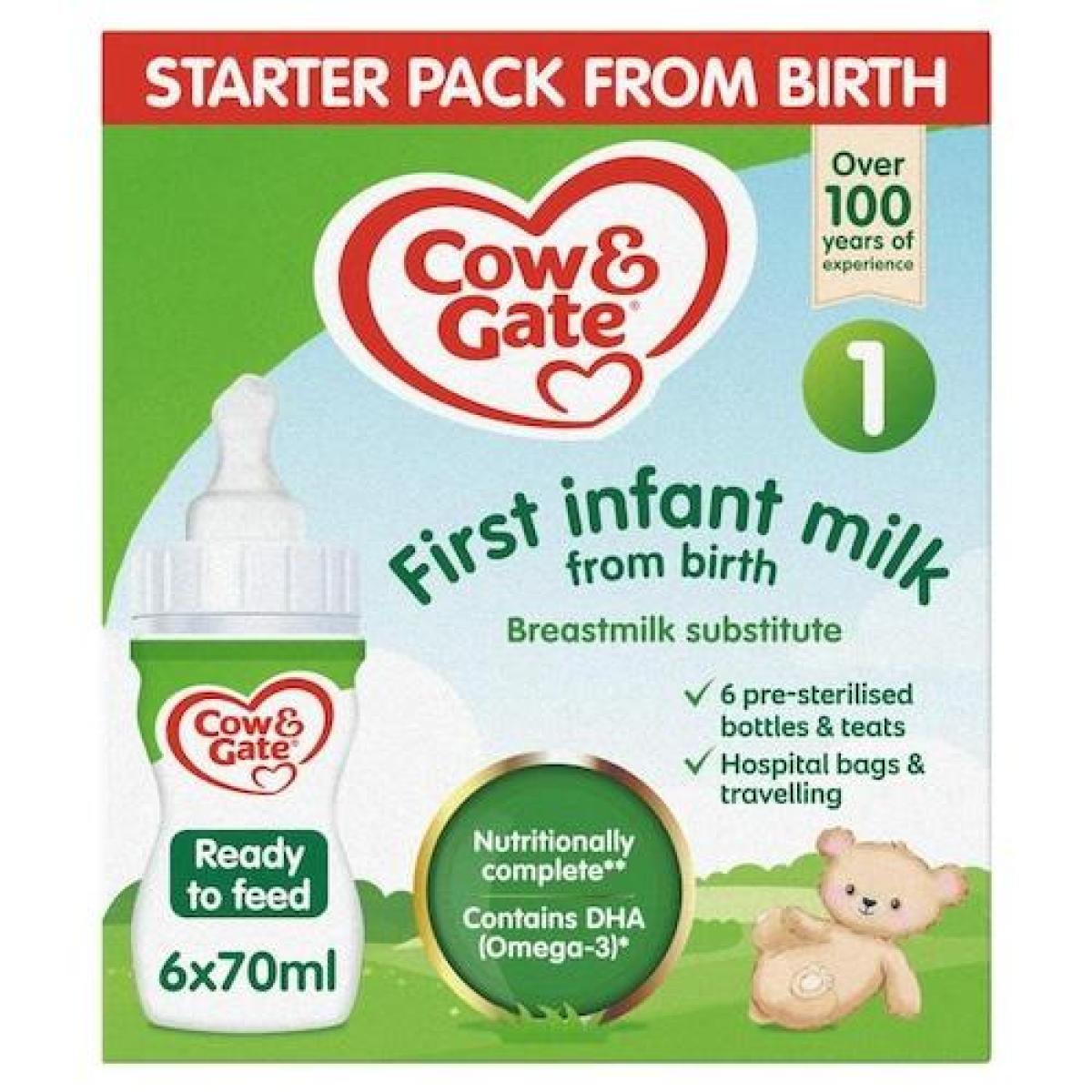 First Infant Milk Formula Starter Pack From Birth
