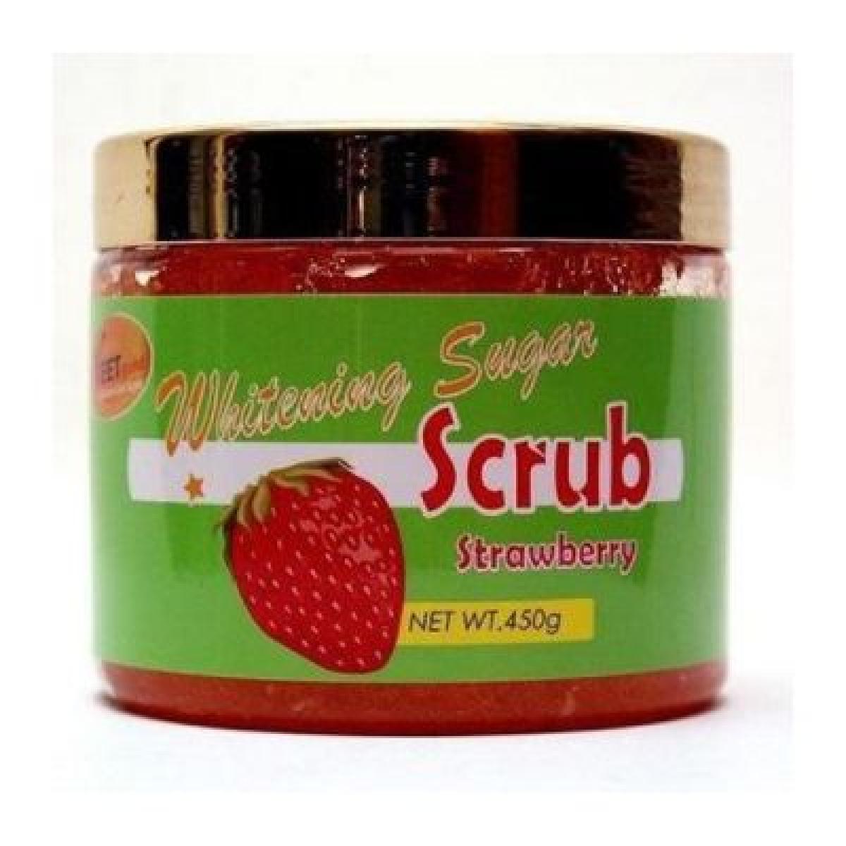 Gold Whiten Sugar Scrub Strawberry