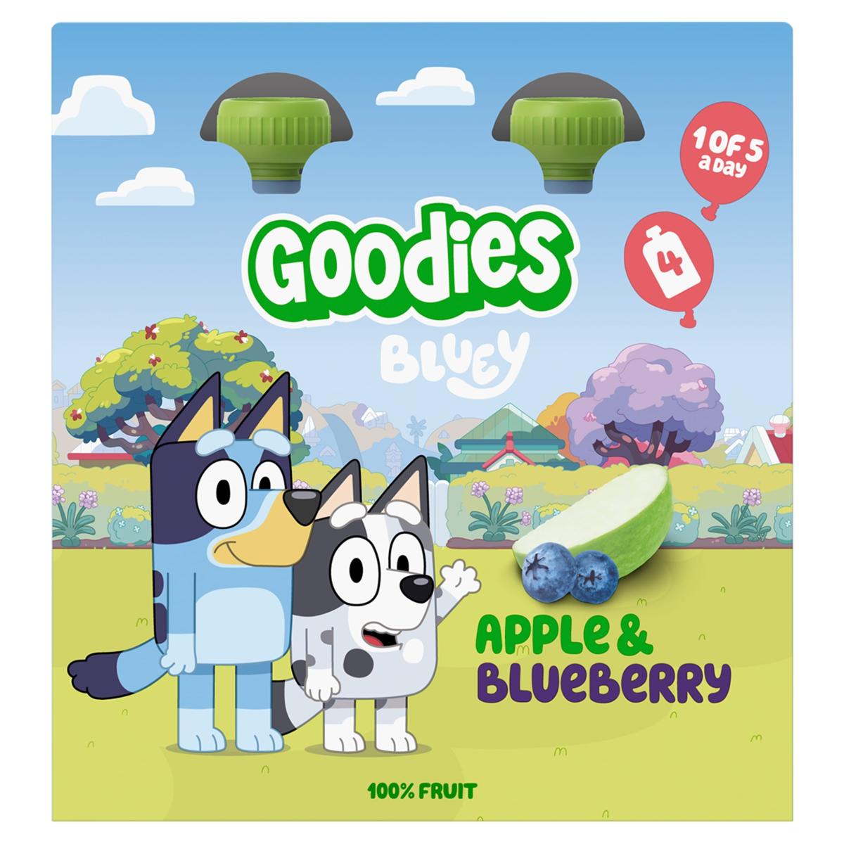 Bluey Apple & Blueberry Pouch