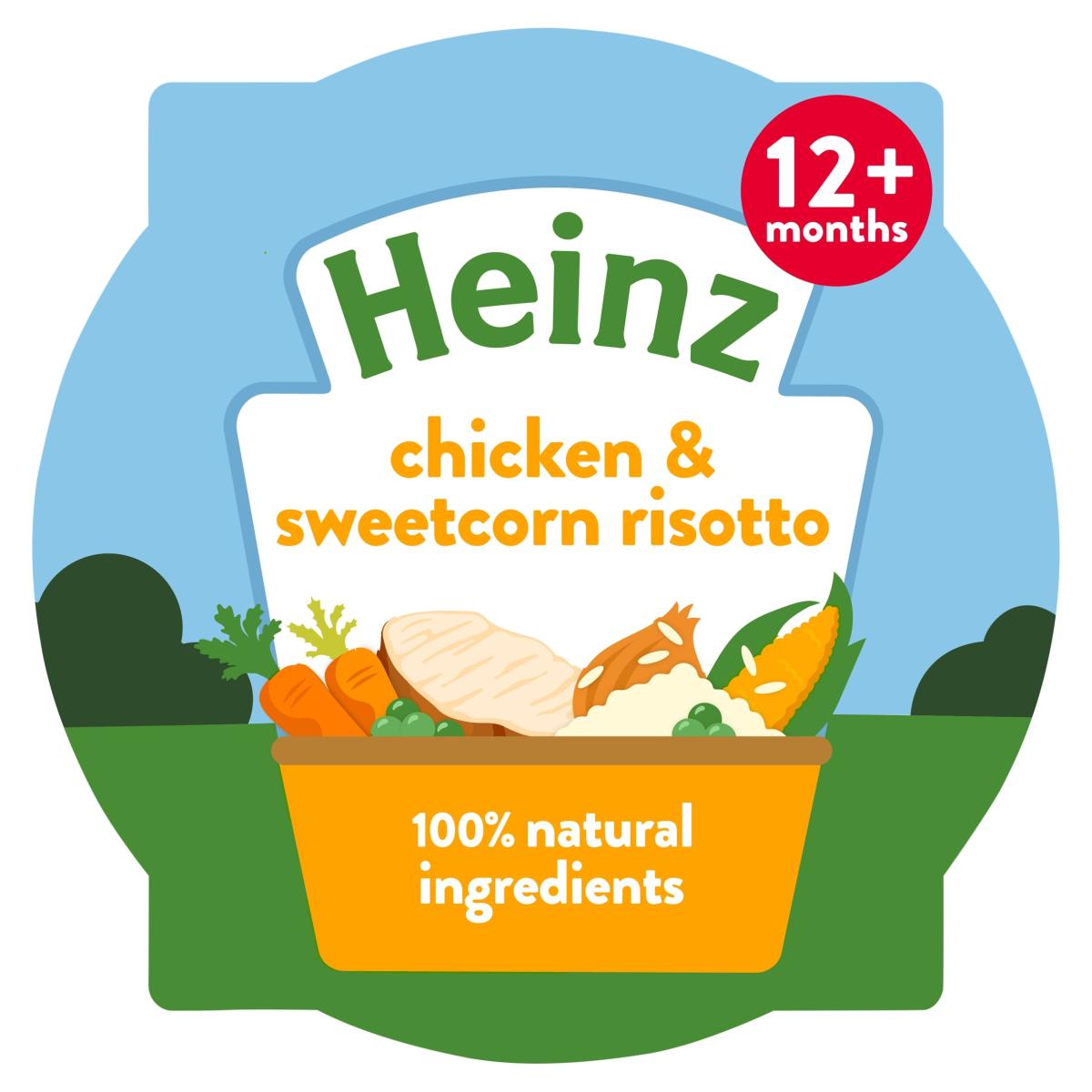 Chicken & Sweetcorn Risotto Baby Food Tray