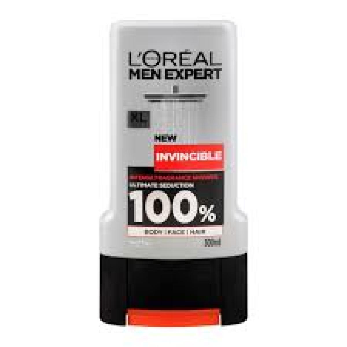 Men Expert Shower Gel Invincible Body, Face, Hair