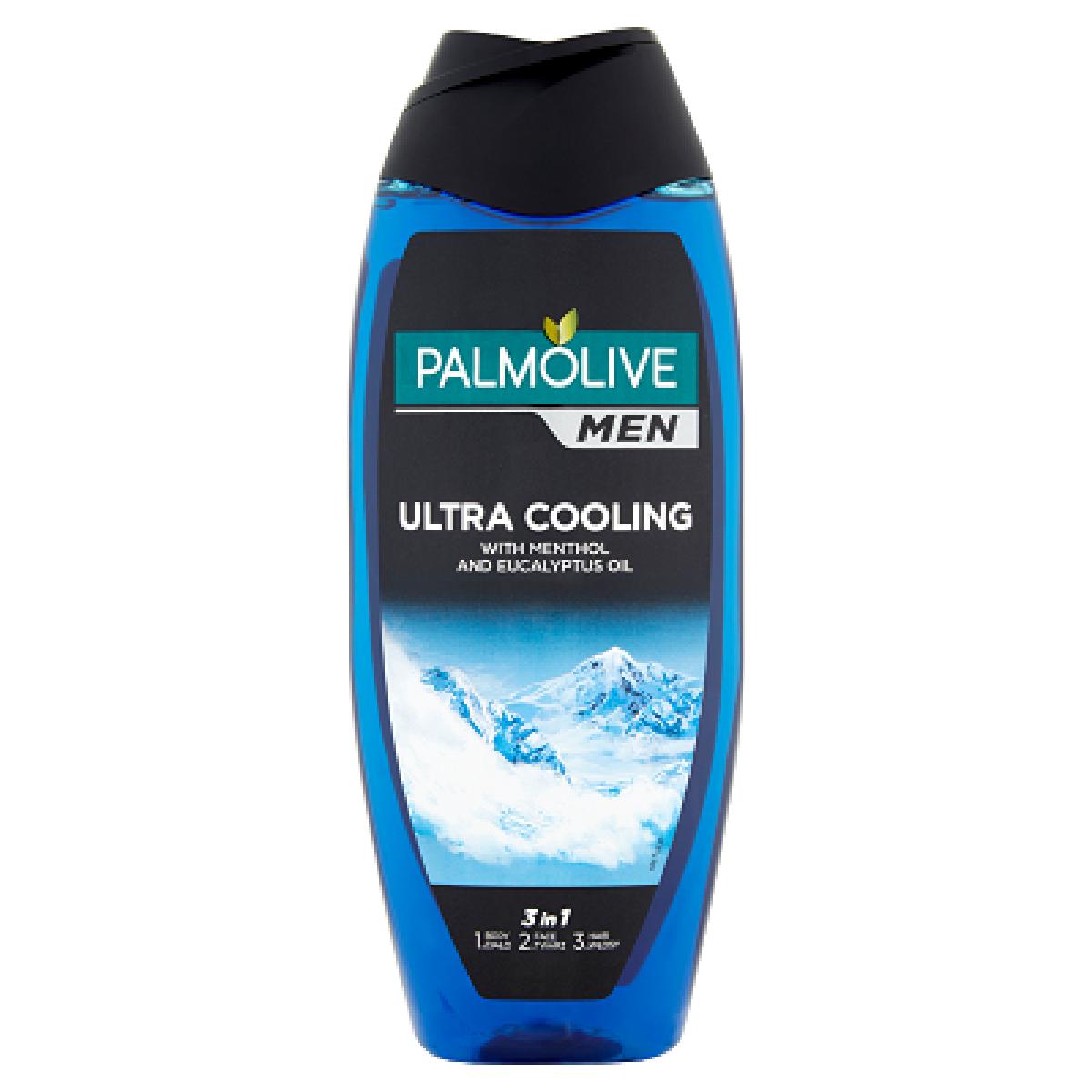 Men 3 in 1 Body Wash Ultra Cooling With Menthol & Eucalyptus Oil
