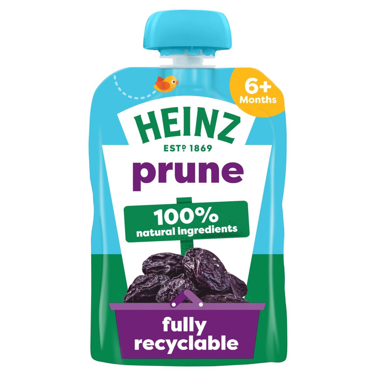 Prune Baby Food Fruit Puree Pouch