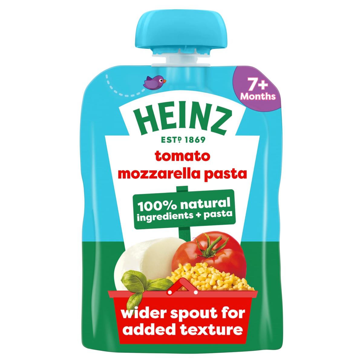 Tomato Mozzarella Pasta Shapes Baby Food Pouch