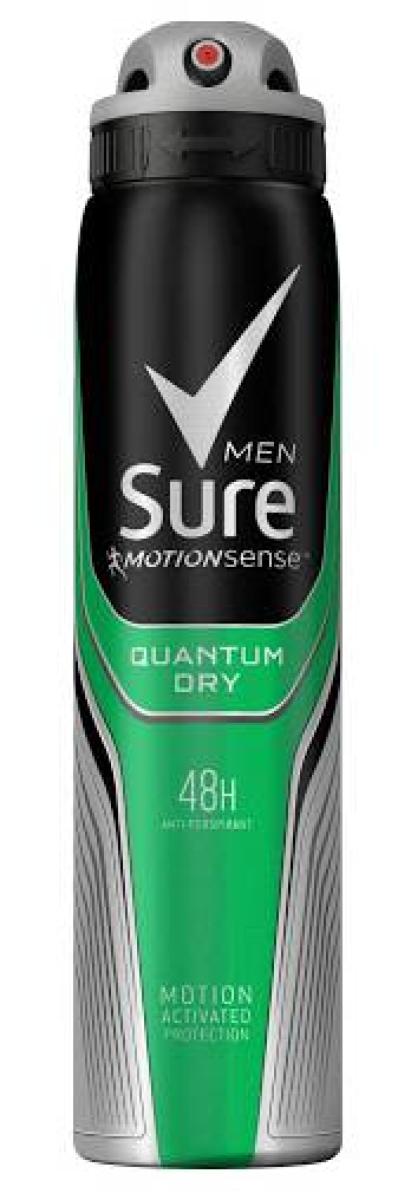 Anti-Perspirant Deodorant Spray Men Motion Sense Quantum Dry