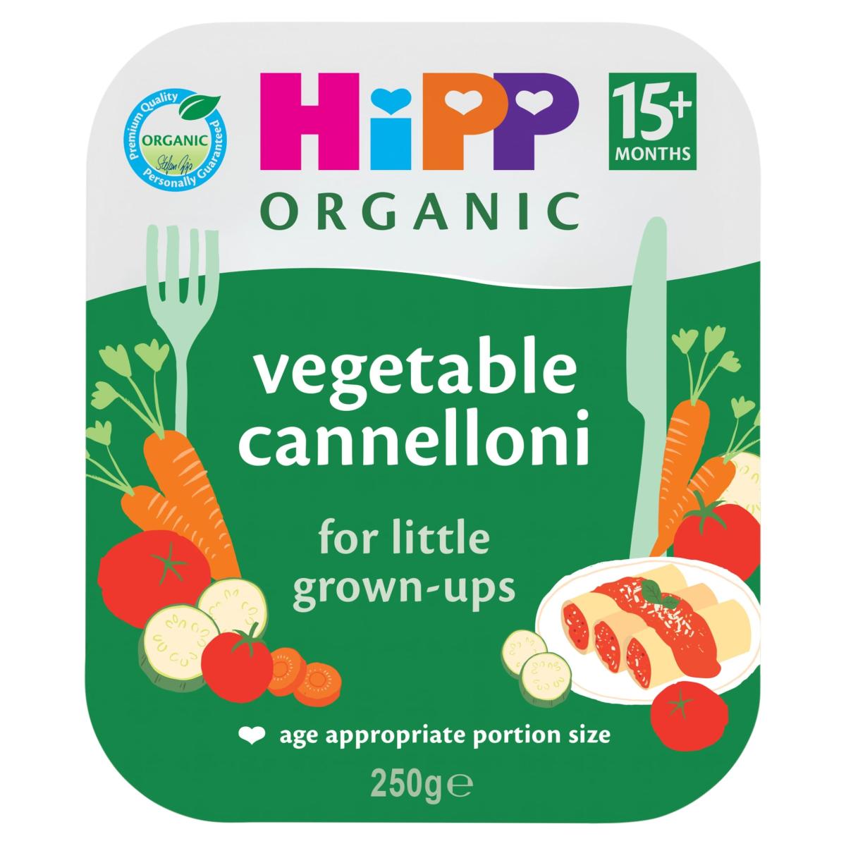 Organic Vegetable Cannelloni Meal 15+ Months