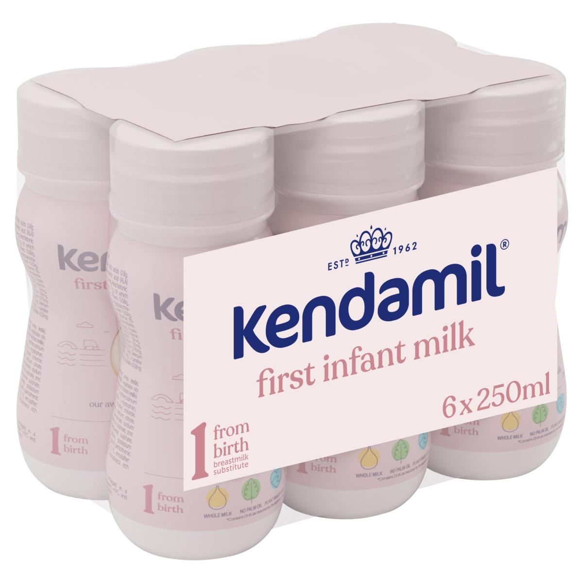 Ready To Feed First Infant Milk 6 x 250 ml 0+ Months