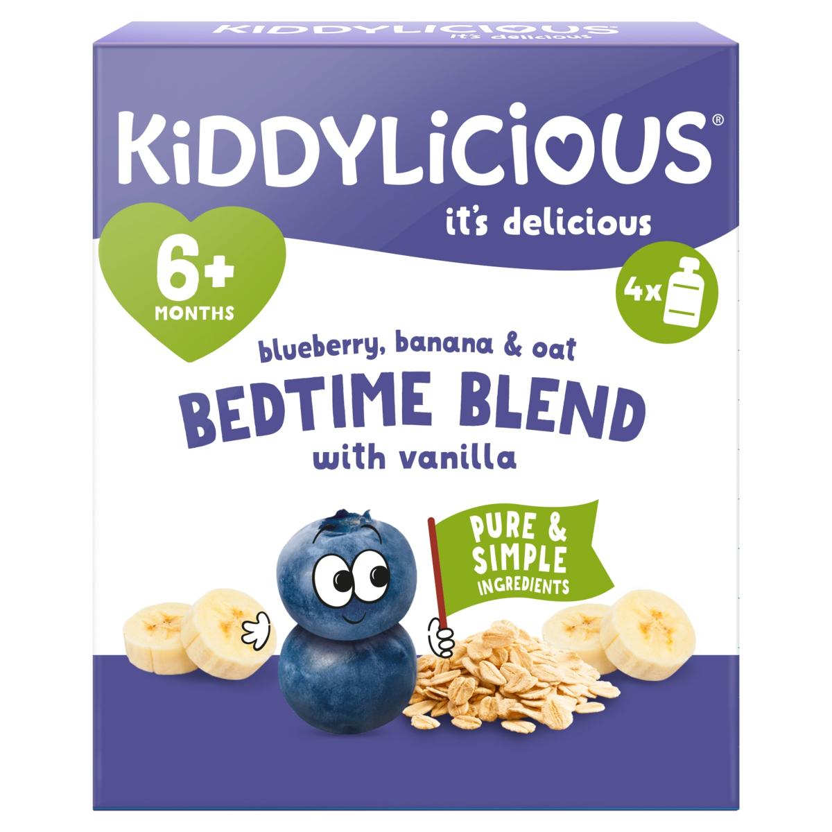 Bedtime Blend Blueberry Banana & Oat Pouches