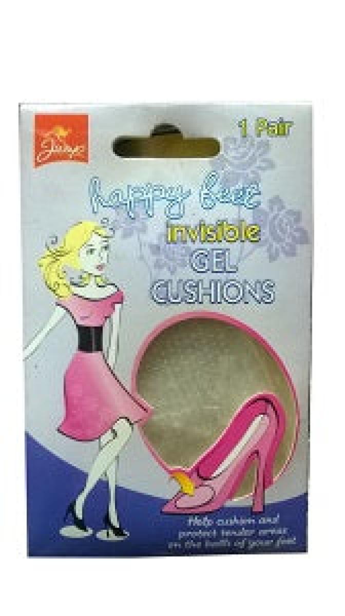 Happy Feet Invisible Gel Cushions 1 Pair