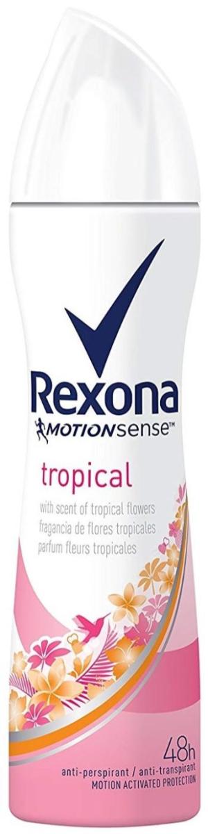 Anti-Perspirant Deodorant Spray Women Tropical With Scent Flowers