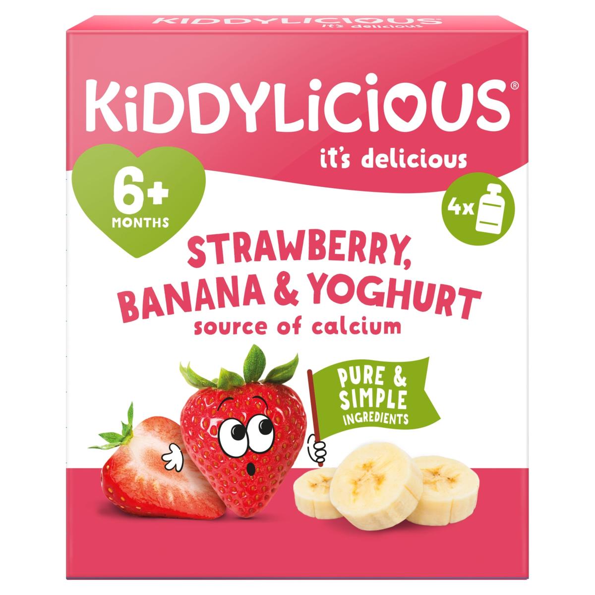 Pouches Strawberry Banana & Yoghurt 6 Months+
