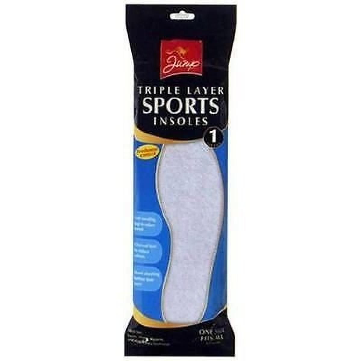 Triple Layer Sports Insoles 1 Pair
