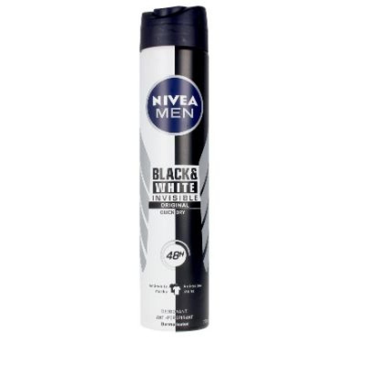 Anti-Perspirant Deodorant Spray Invisible Black & White For Men