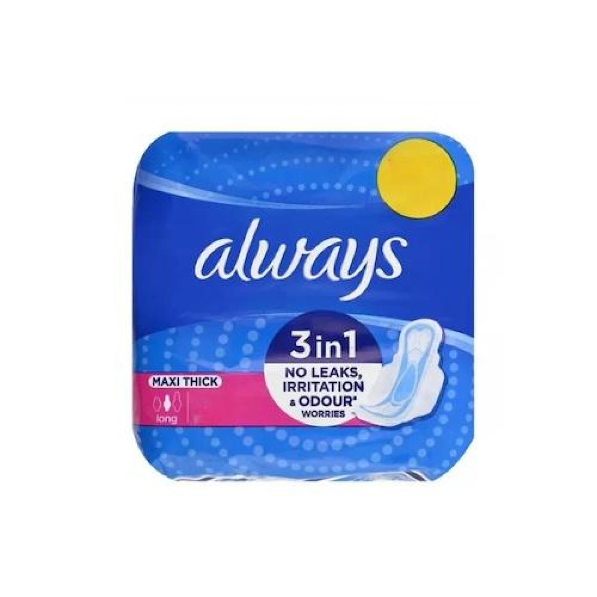 3 in 1 Maxi Thick Long Sanitary Pads x7