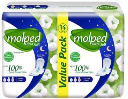 Sanitary Pad Ultra Soft Extra Long x14