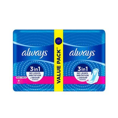 3 in 1 Maxi Thick Long Sanitary Pads x14