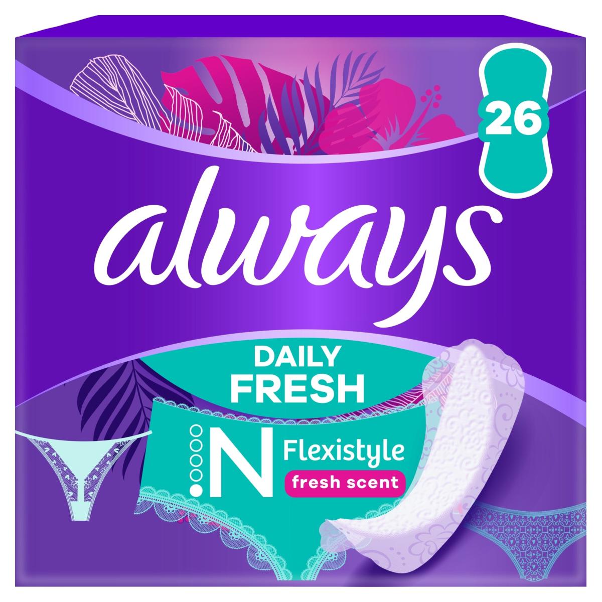 Dailies Slim Multiform Fresh Panty Liners 26