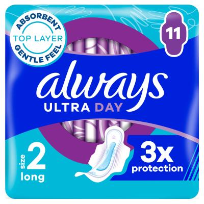 Ultra Size 2 Long With Wings Sanitary Towels