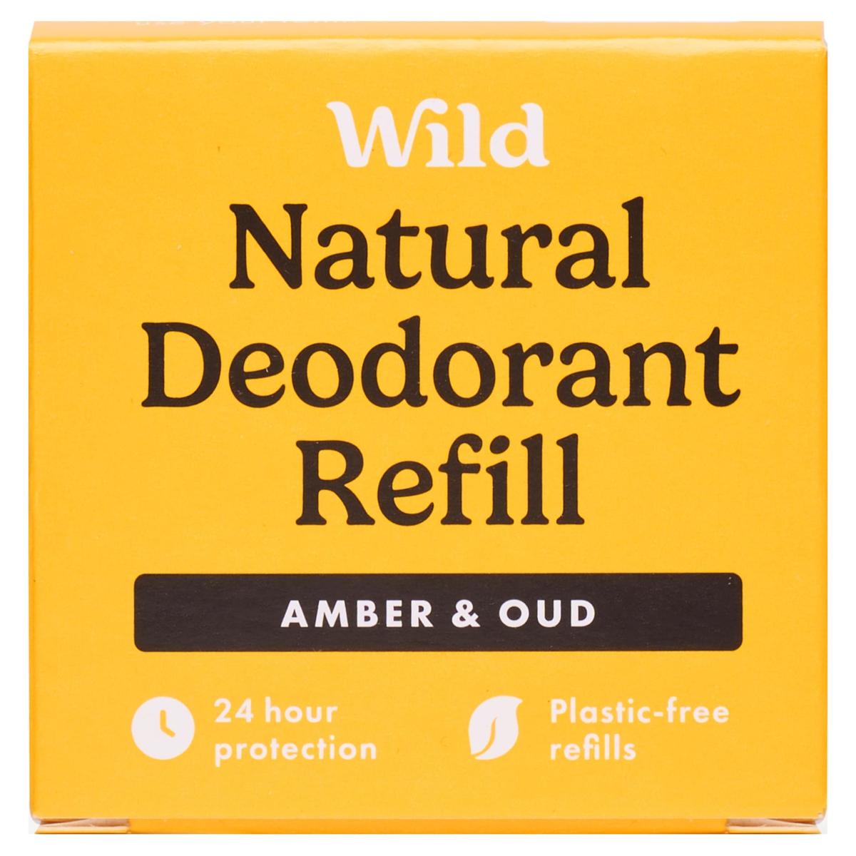 Natural Deodorant Refill Amber & Oud