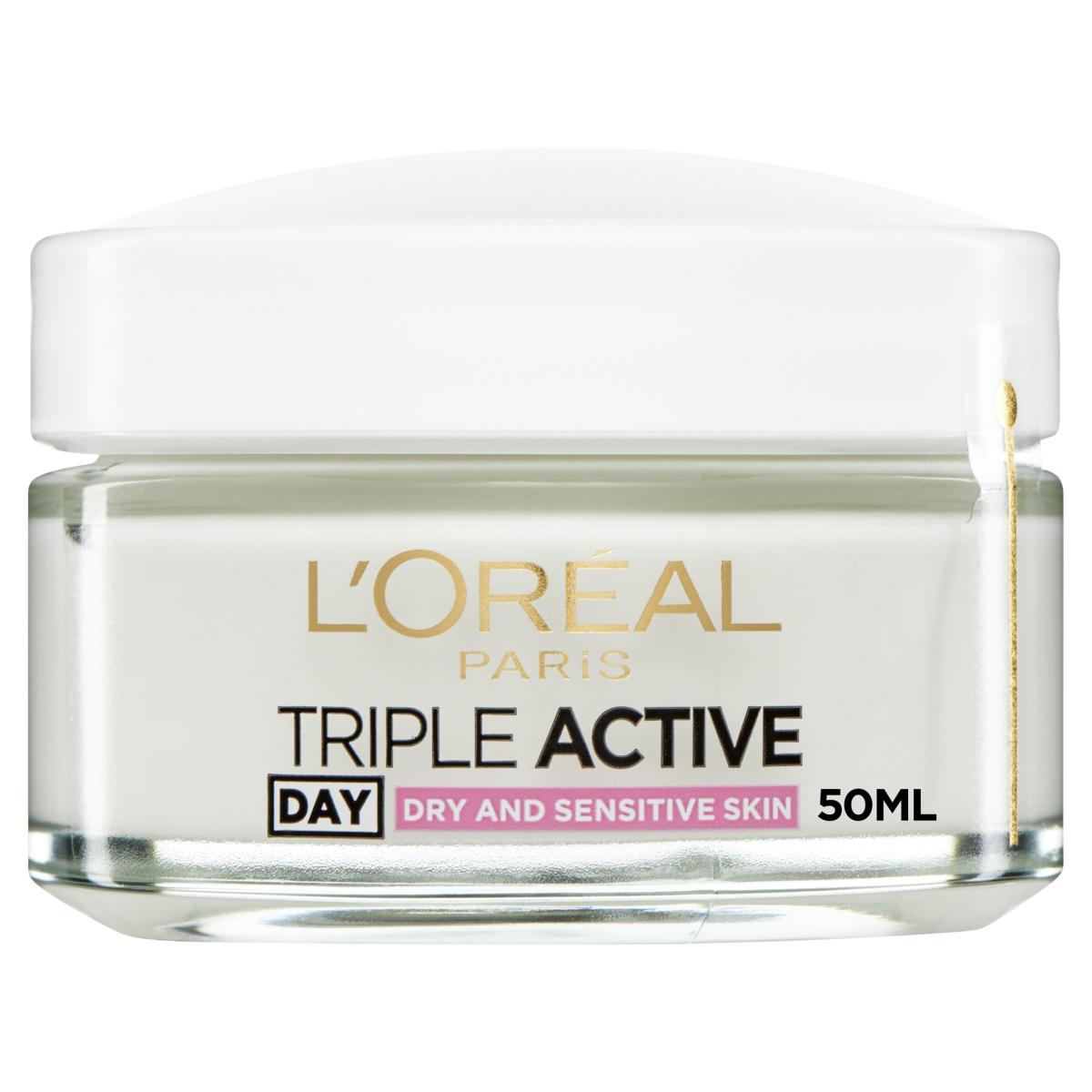 Paris Triple Active Day Moisturiser Dry & Sensitive Skin