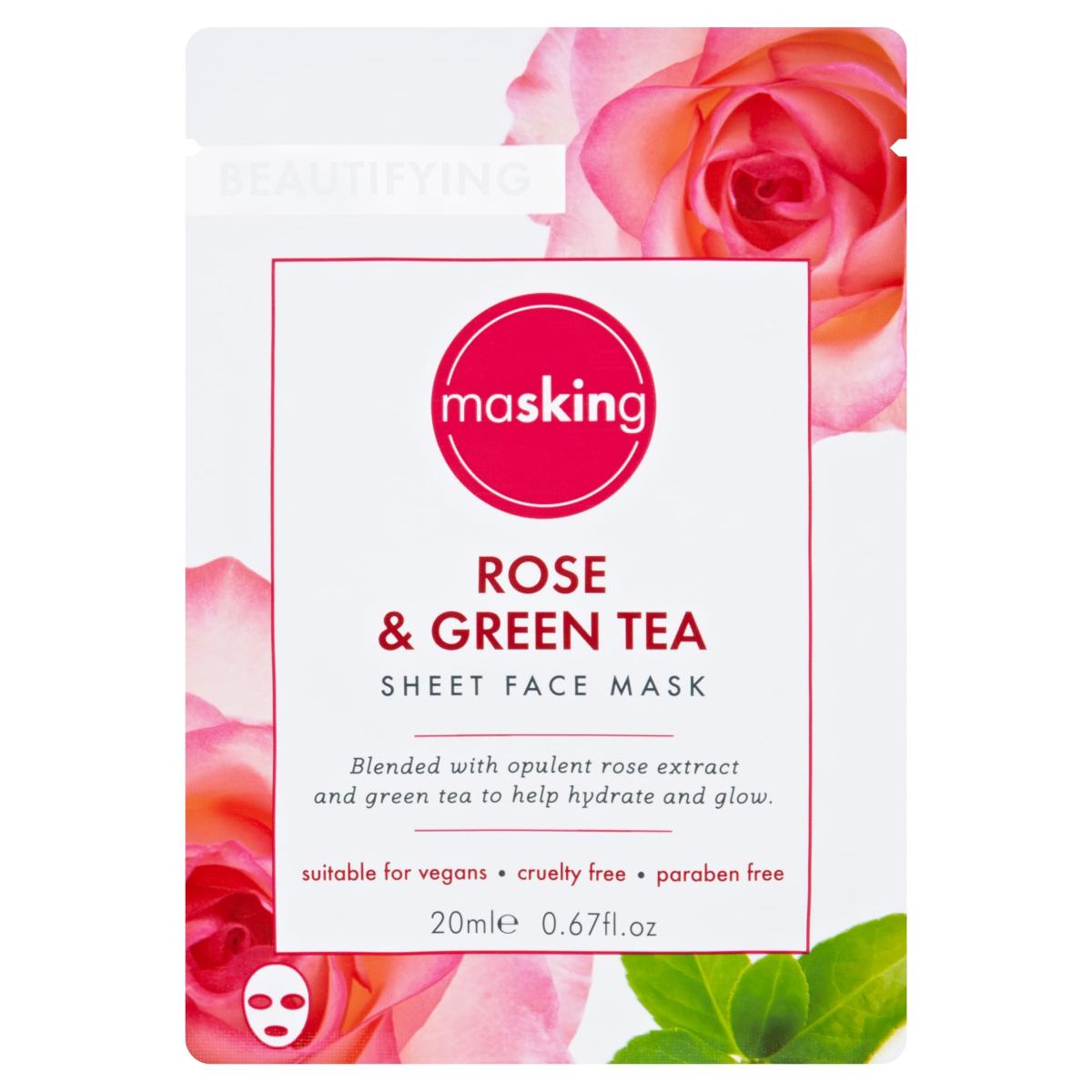 Beautifying Rose Green Tea Mask