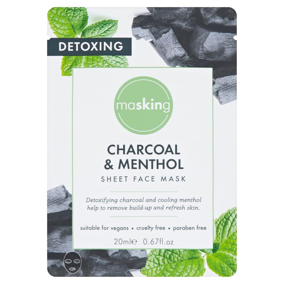 Detoxing Charcoal & Menthol Face Mask