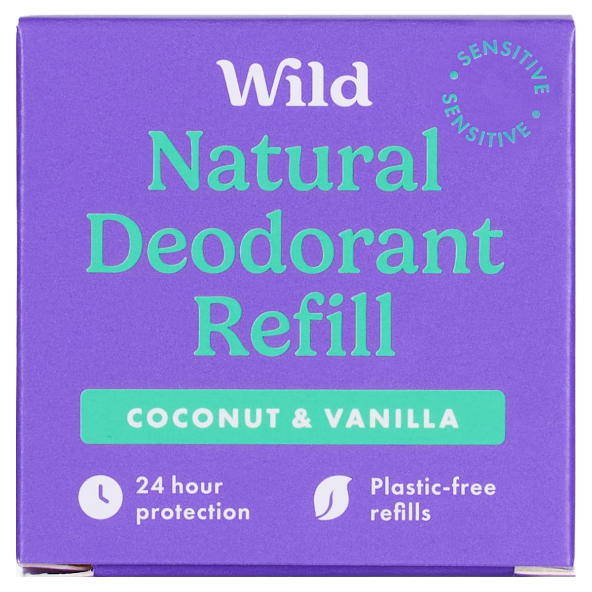 Natural Deodorant Refill Sensitive Coconut & Vanilla