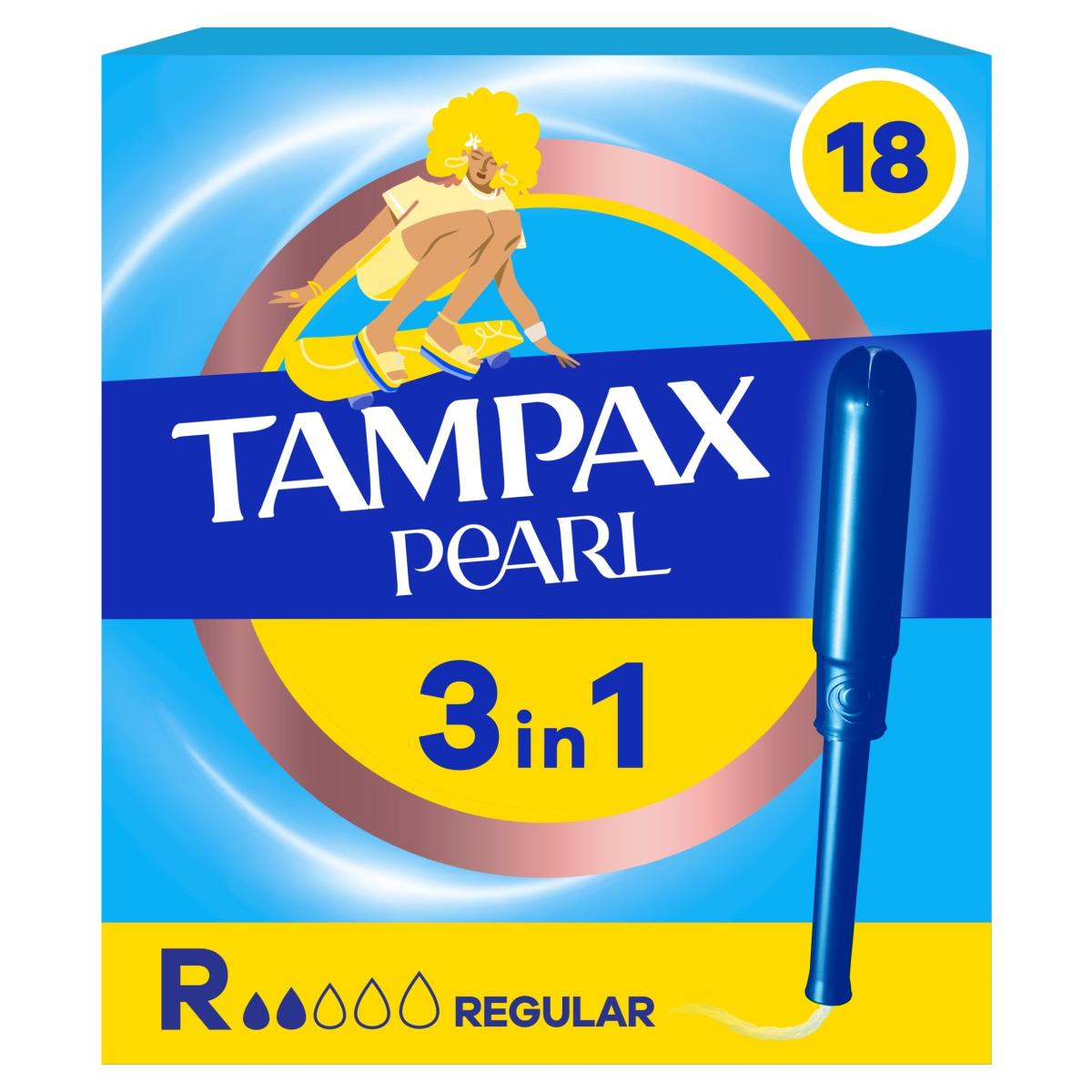Pearl Regular Applicator Tampons