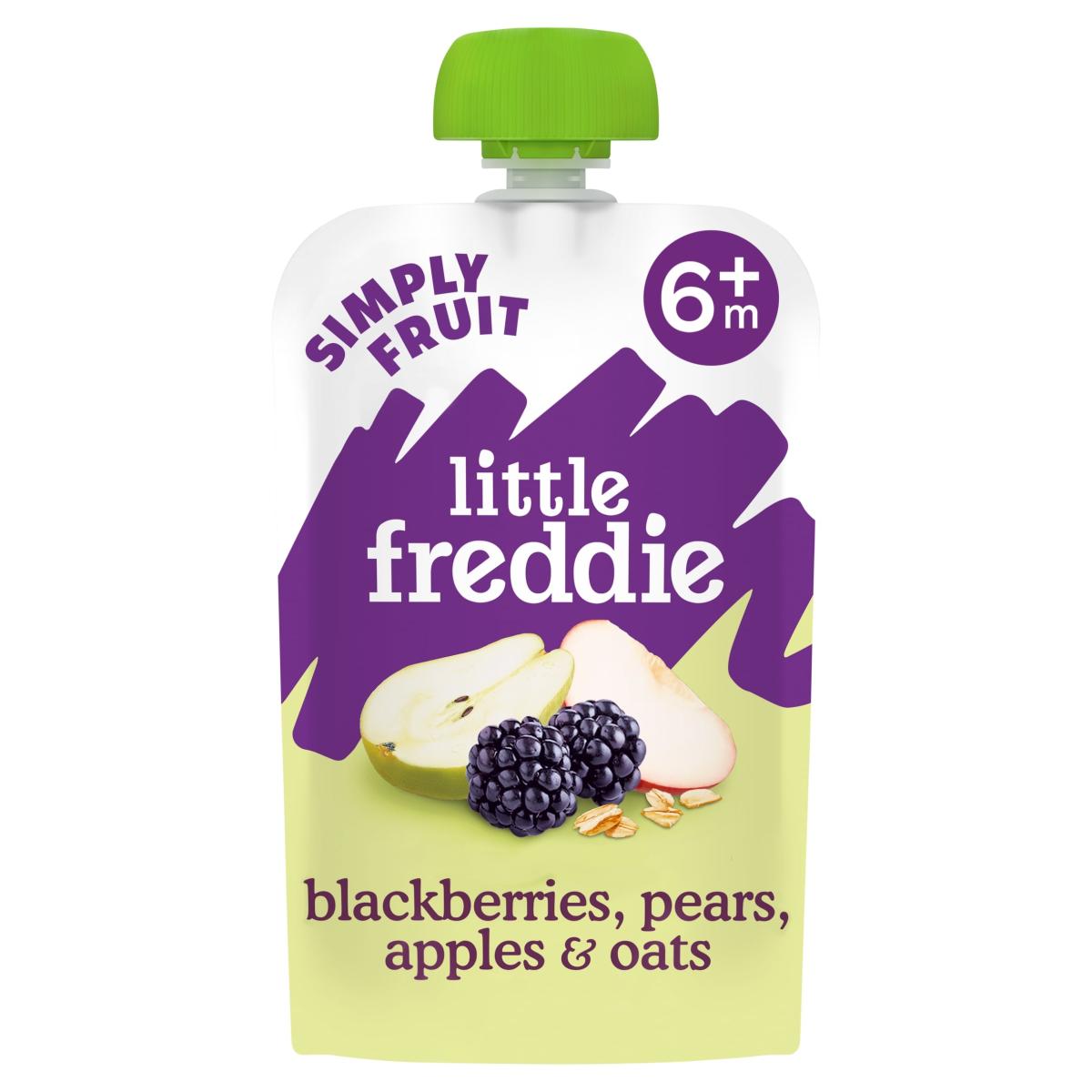 Organic Simply Fruit Blackberries Pears Apples & Oats Pouch 6 Months+