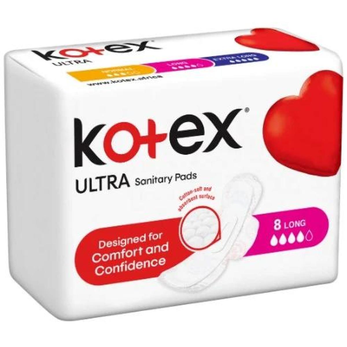 Ultra Sanitary Pads Long x8