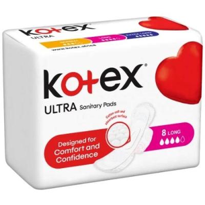Ultra Sanitary Pads Long x8
