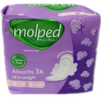 Sanitary Pad Maxi Thick Long x8