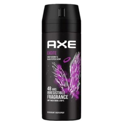 Deodorant Body Spray Excite Crisp Coconut & Black Pepper Scent