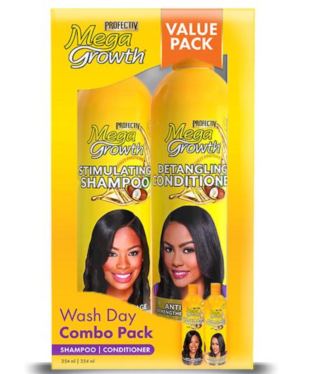 Mega Growth Wash Day Combo Pack Shampoo & Conditioner