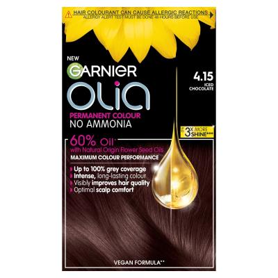 Olia 4.15 Iced Chocolate Brown Permanent Hair Dye