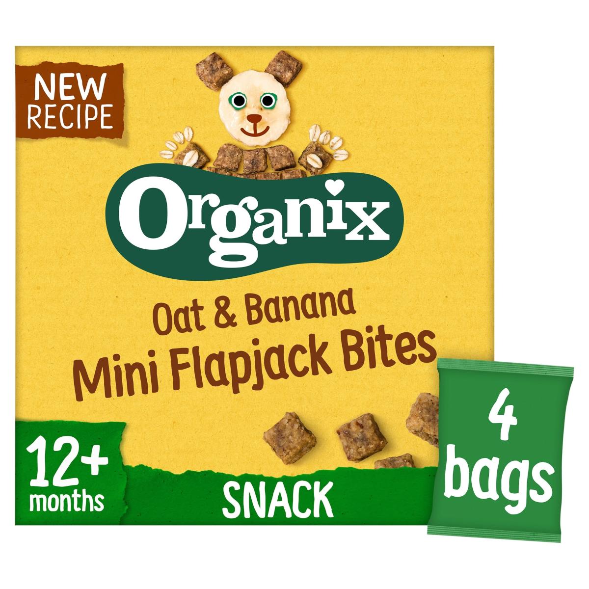 Oat & Banana Mini Flapjack Bites