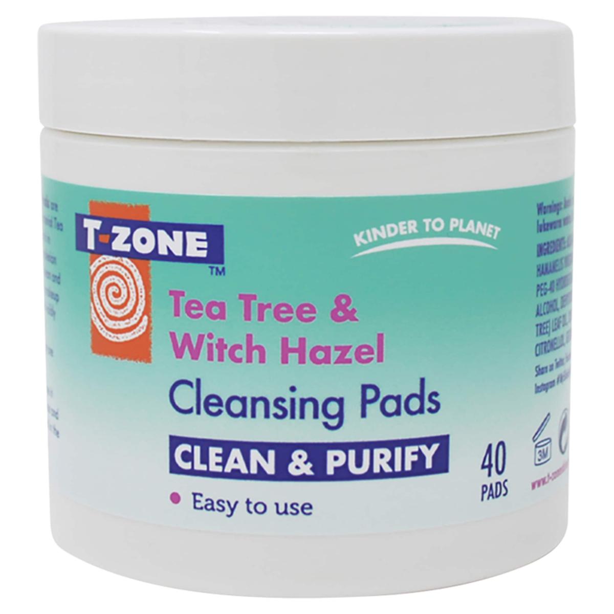 Tea Tree & Witch Hazel Deep Cleansing Pads x40