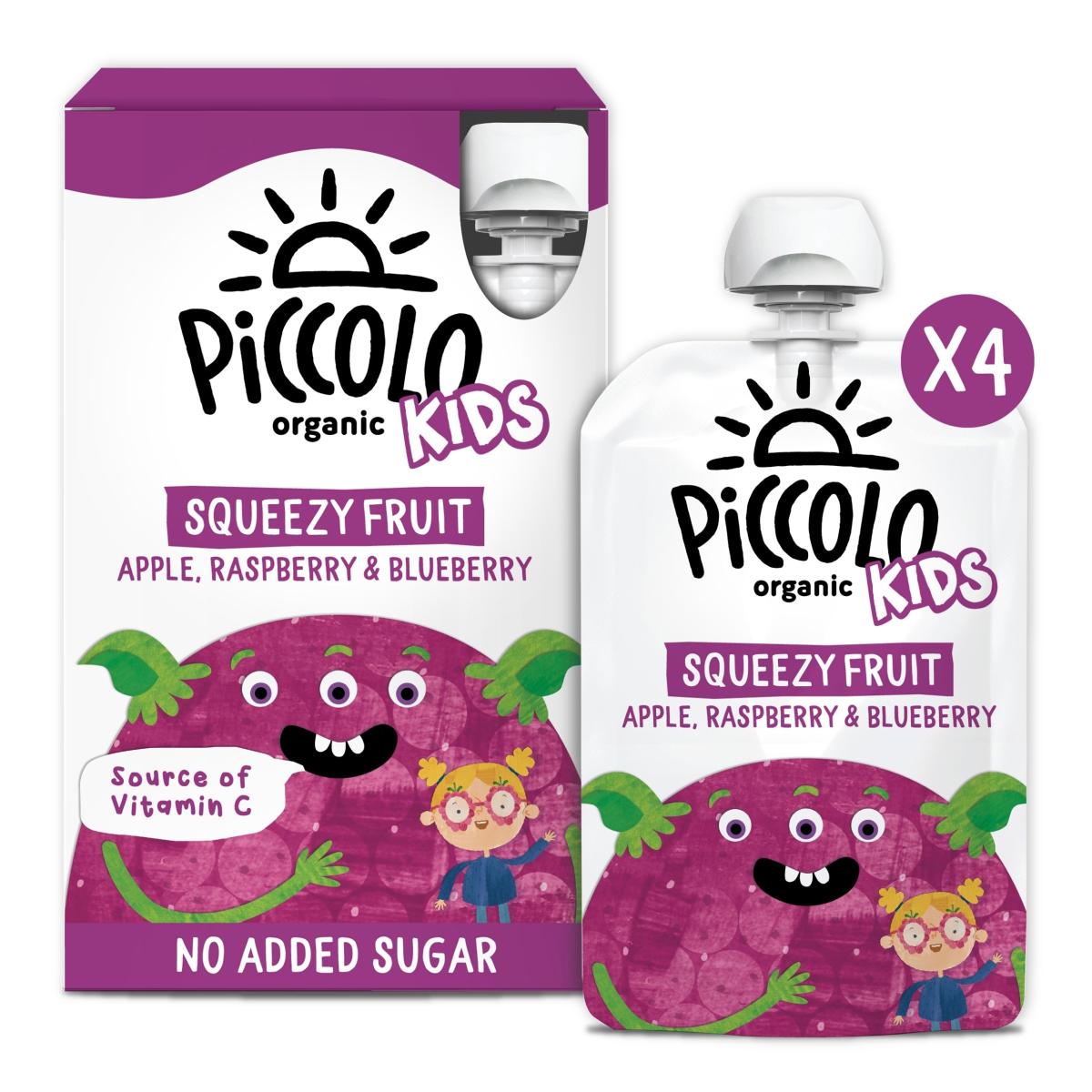 Organic Squeezy Fruit Apple Raspberry & Blueberry