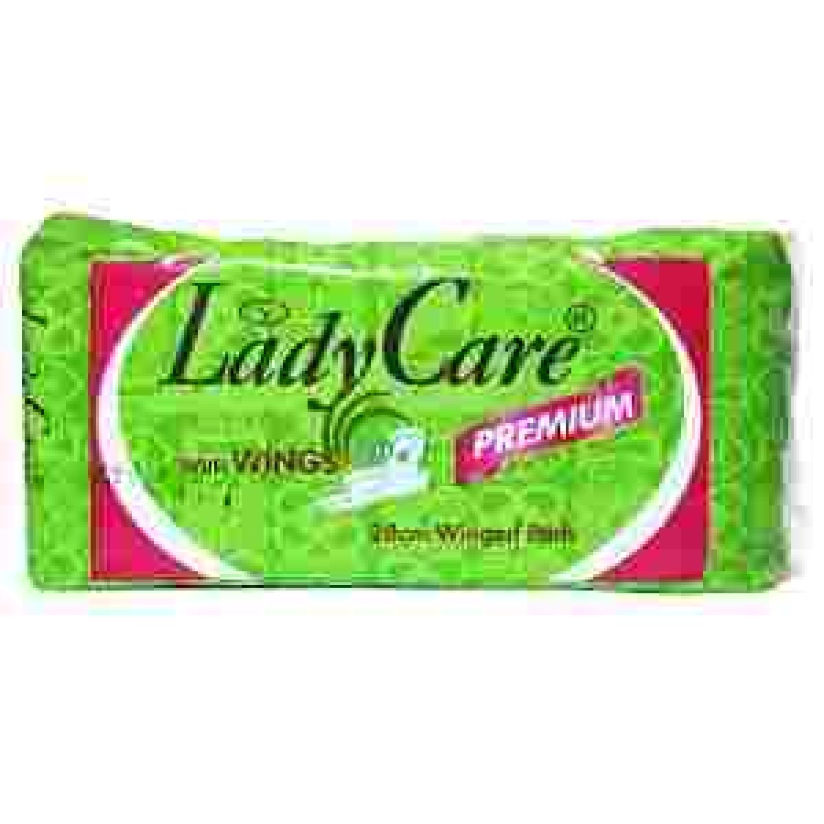 Pads With Wings Green x10