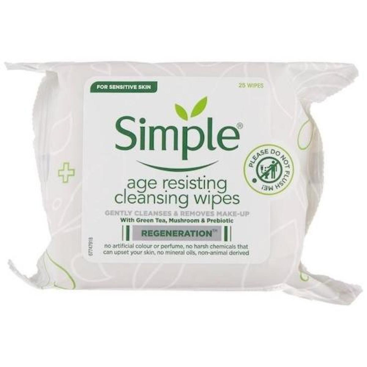 Age Resisting Cleansing Wipes x25