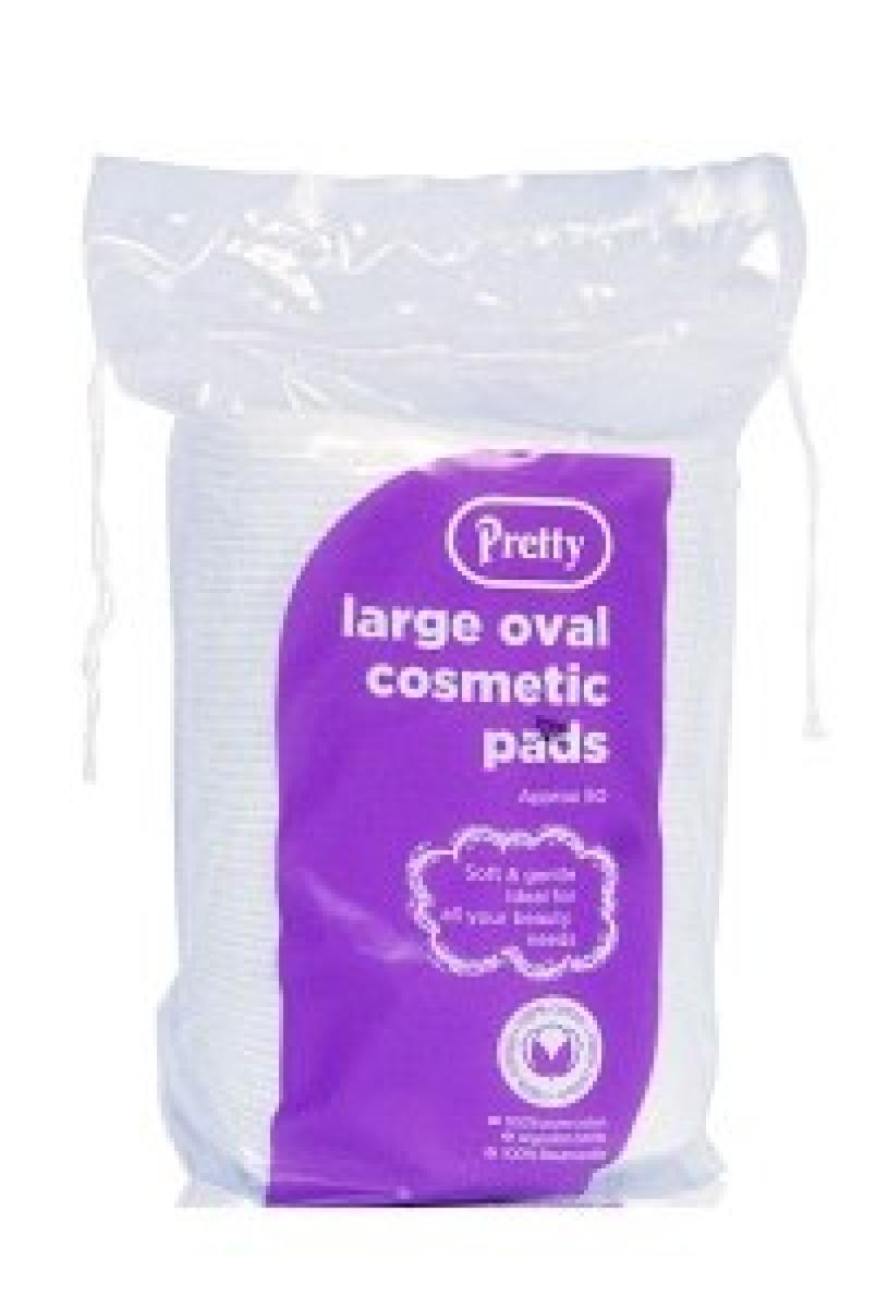 Large Oval Cosmetics Pads x50