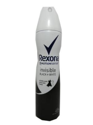 Anti-Perspirant Deodorant Spray For Women Motion Sense Invisible Black & White