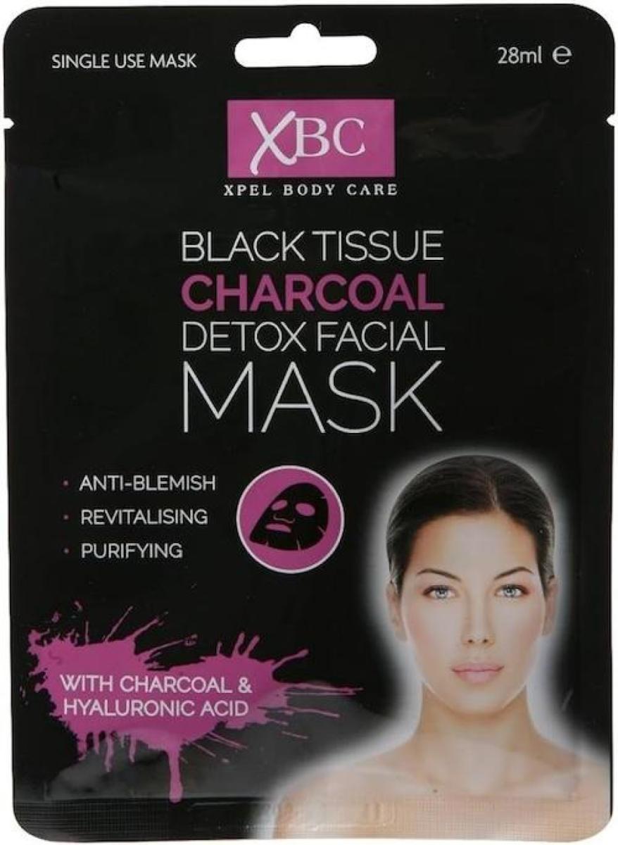 Black Tissue Charcoal Detox Facial Mask