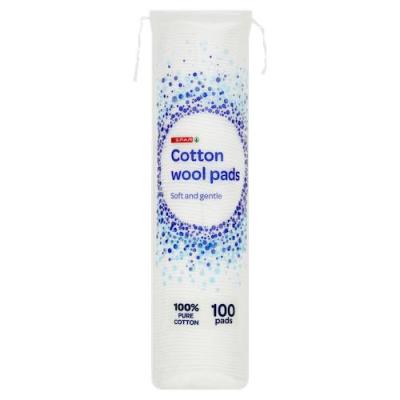 Cotton Wool Pads Soft & Gentle x100