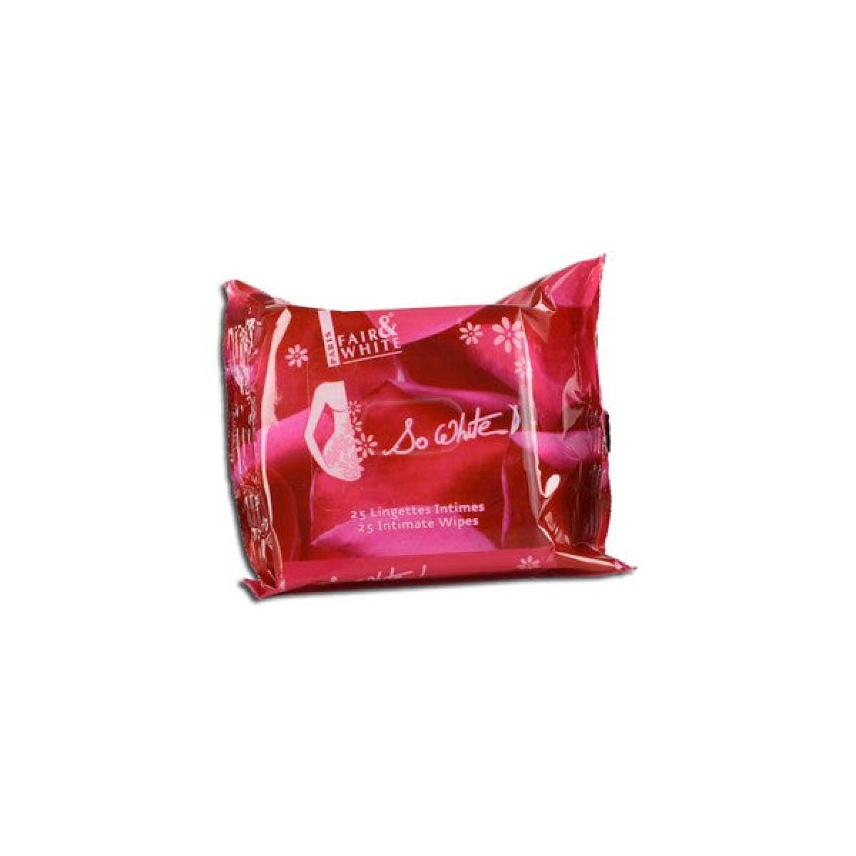 So White Intimate Wipes x25