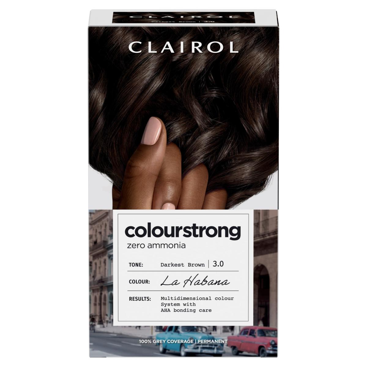 Colour Strong Permanent Hair Dye 3.0 Darkest Brown