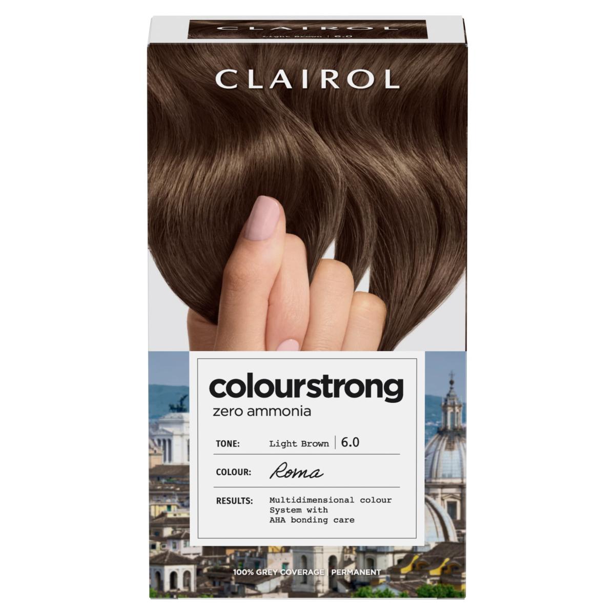 Colour Strong Permanent Hair Dye 6.0 Light Brown