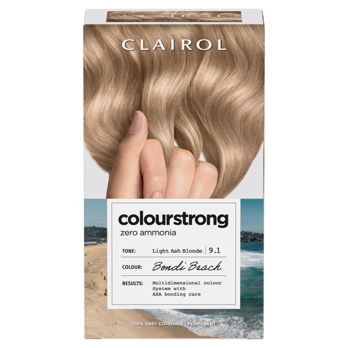 Colour Strong Permanent Hair Dye 9.1 Light Ash Blonde