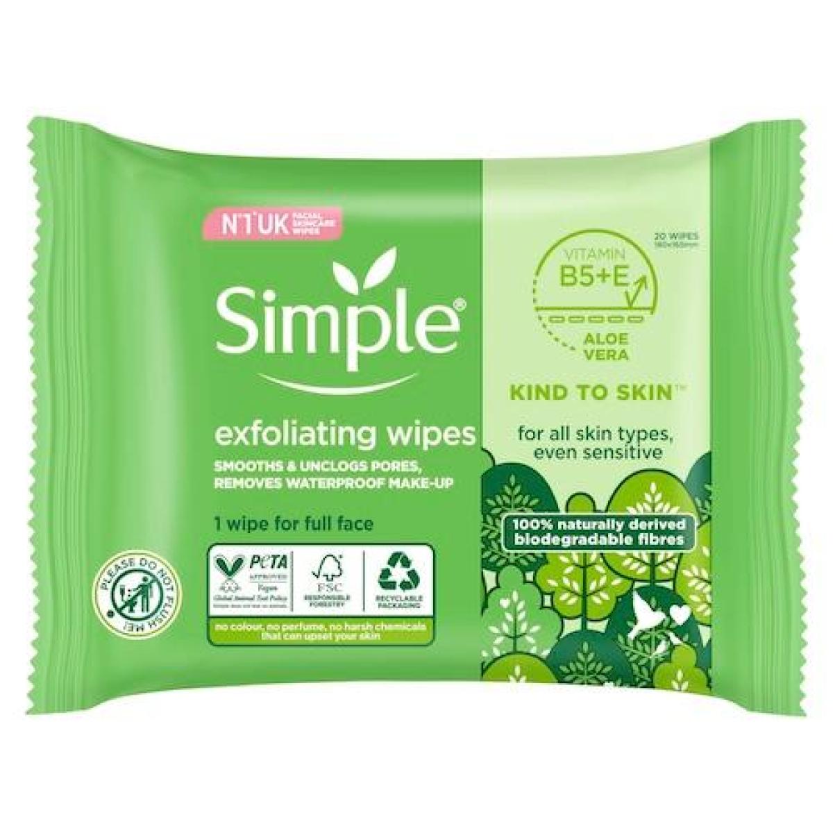 Exfoliating Wipes x25